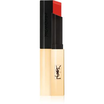Yves Saint Laurent Rouge Pur Couture The Slim cienka matująca szminka z zamszowym wykończeniem odcień 10 Corail Antinomique 2,2 g