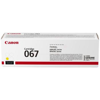 Canon originální toner 067 Y, yellow, 1250str., 5099C002, Canon LBP631Cdw, LBP633Cdw, MF651Cw, MF655Cdw, MF657Cdw, O