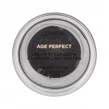 L'Oréal Paris Age Perfect Cream Eyeshadow 4 ml cienie do powiek dla kobiet 08 Grey Fever