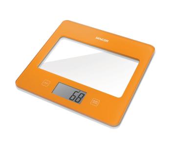 Sencor - Cyfrowa waga kuchenna 1xCR2032 pomarańczowa