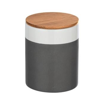 Ceramiczny pojemnik z bambusową pokrywką Wenko Malta, 950 ml