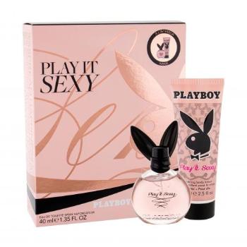 Playboy Play It Sexy zestaw Edt 40 ml + Mleczko do ciała 75 ml dla kobiet
