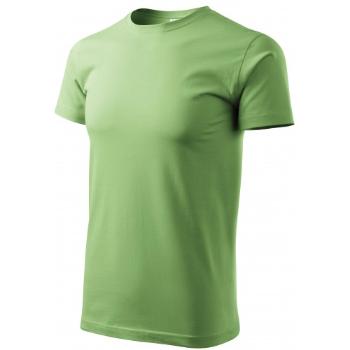 Prosta koszulka męska, zielony groszek, 4XL