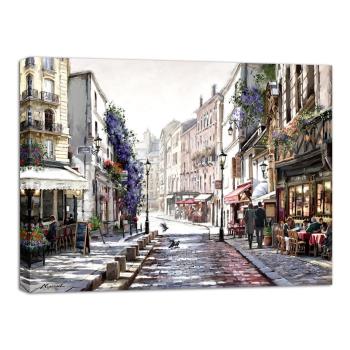 Obraz Styler Canvas Watercolor Paris Mood, 85x113 cm