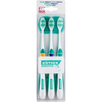 Elmex Sensitive szczoteczka do zębów extra soft 3 szt.