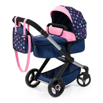 bayer Design Combi wózek dla lalek Xeo Blue/Pink