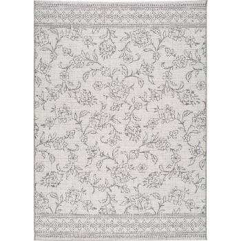 Szary dywan zewnętrzny Universal Weave Floral, 155x230 cm