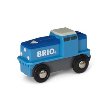 BRIO® WORLD Niebieska bateria - lokomotywa towarowa