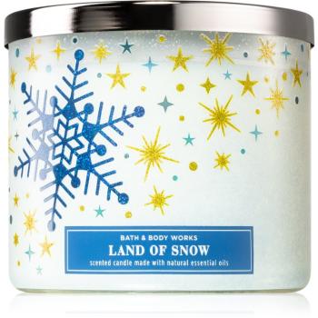 Bath & Body Works Land Of Snow świeczka zapachowa 411 g