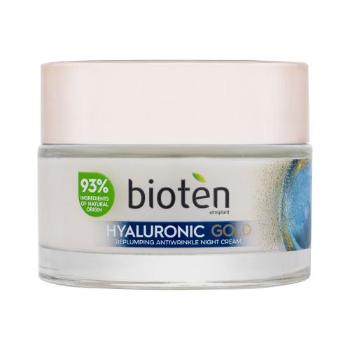 Bioten Hyaluronic Gold Replumping Antiwrinkle Night Cream 50 ml krem na noc dla kobiet