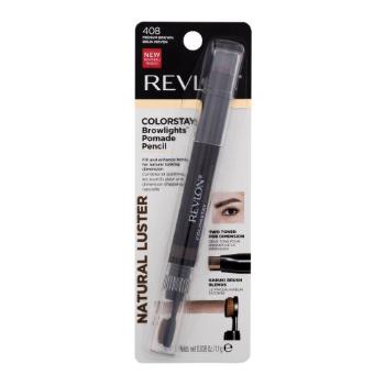 Revlon Colorstay Browlights Pomade Pencil 1,1 g kredka do brwi dla kobiet 408 Medium Brown
