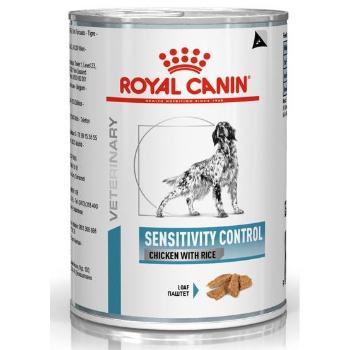 ROYAL CANIN Dog sensitivity control chicken &amp; rice 410 g karma mokra dla dorosłych psów wykazujących niepożądane reakcje na pokarm