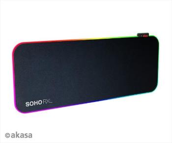 AKASA podkładka pod mysz SOHO RXL, RGB gamingowa podkładka pod mysz, 78x30cm, grubość 4mm
