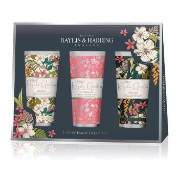 Baylis & Harding Royale Garden Luxury Hand Cream zestaw Krem do rąk 50 ml + krem do rąk 50 ml + krem do rąk 50 ml dla kobiet Uszkodzone pudełko