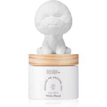 ROUND A‘ROUND Puppy Fluffy Bichon - White Floral dyfuzor zapachowy z napełnieniem 100 ml