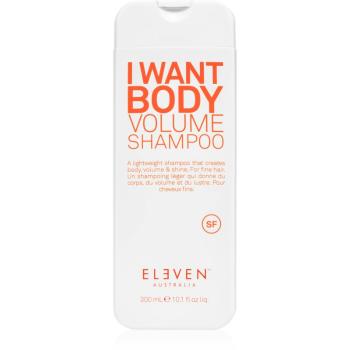 Eleven Australia I Want Body szampon dodający objętości do wszystkich rodzajów włosów 300 ml