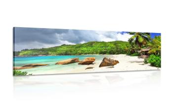 Obraz tropikalne Seszele - 150x50