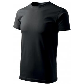 Prosta koszulka męska, czarny, XL