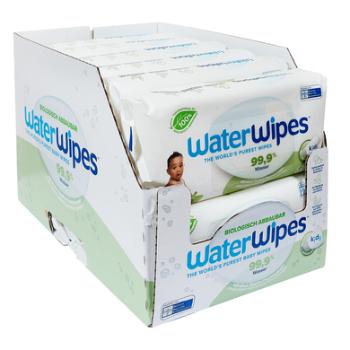 WaterWipes Chusteczki dla niemowląt, dzieci, biodegradowalne, 12 x 60 chusteczek (720 szt.)