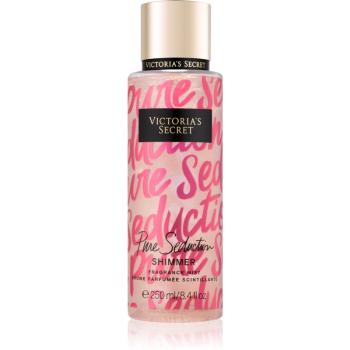 Victoria's Secret Pure Seduction Shimmer spray do ciała z brokatem dla kobiet 250 ml