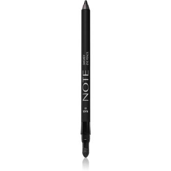 Note Cosmetique Smokey Eye Pencil wodoodporna kredka do oczu 01 Black 1,2 g