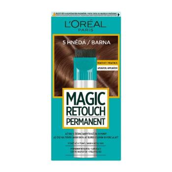 L'Oréal Paris Magic Retouch Permanent 18 ml farba do włosów dla kobiet 5 Brown