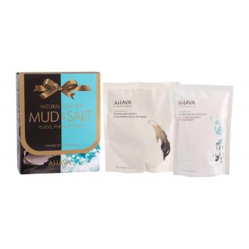AHAVA Deadsea Mud Dermud Nourishing Body Cream zestaw Naturalne błoto z Morza Czarnego 400 g + Mineralna sól z Morza Mrtwego 250 g Uszkodzone pudełko