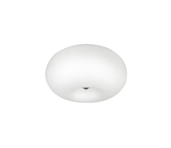EGLO 86812 - Lampa Plafon Kinkiet OPTICA 2xE27/60W biały/opalowe szkło