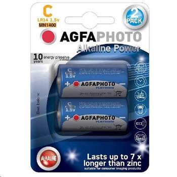 Bateria alkaliczna AgfaPhoto Power LR14/C, blister 2szt