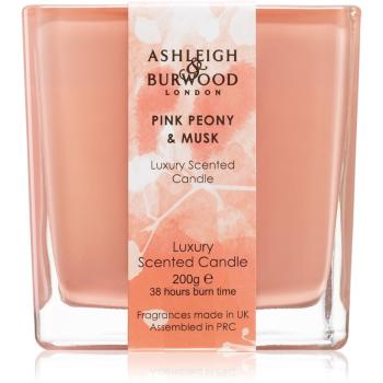 Ashleigh & Burwood London Life in Bloom Pink Peony & Musk świeczka zapachowa 200 g