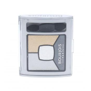 BOURJOIS Paris Smoky Stories Quad Eyeshadow Palette 3,2 g cienie do powiek dla kobiet 09 Grey-zy In Love