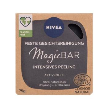 Nivea Magic Bar Exfoliating Active Charcoal 75 g mydło do twarzy dla kobiet