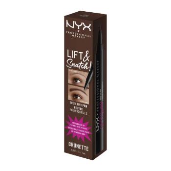 NYX Professional Makeup Lift & Snatch! 1 ml kredka do brwi dla kobiet 07 Brunette