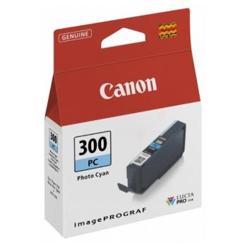 Canon originální ink PFI300PC, photo cyan, 14,4ml, 4197C001, Canon imagePROGRAF PRO-300