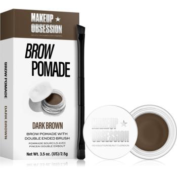 Makeup Obsession Brow Pomade pomada do brwi odcień Dark Brown 2.5 g