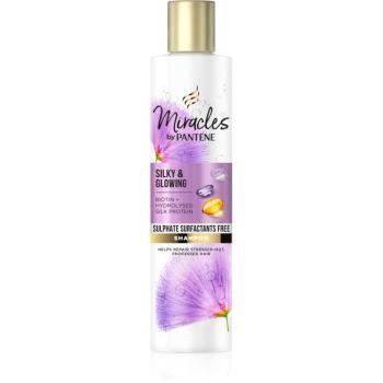 Pantene Pro-V Miracles Silky & Glowing szampon regenerujący do włosów słabych i zniszczonych Sulfate free 225 ml