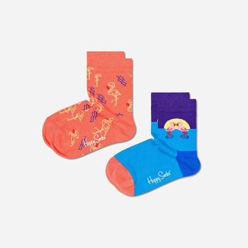 Skarpetki dziecięce Happy Socks 2-pak Flamingo KFLM02-2700