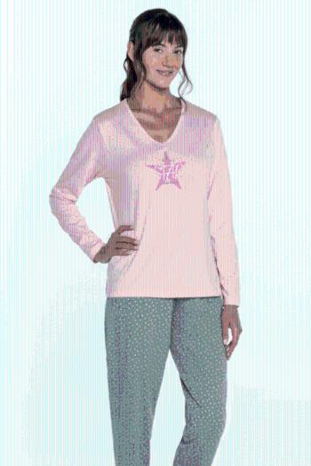 Damska piżama NINA Różowy XL
