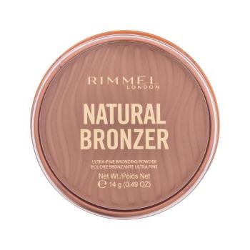 Rimmel London Natural Bronzer Ultra-Fine Bronzing Powder 14 g bronzer dla kobiet Uszkodzone pudełko 003 Sunset