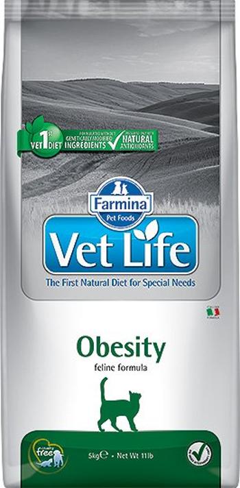 FARMINA Vet Life Cat Obesity 10 kg karma dla kotów z nadwagą