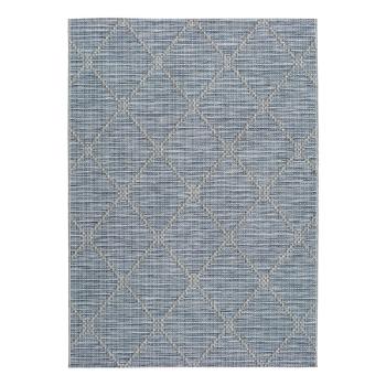 Niebieski dywan odpowiedni na zewnątrz Universal Cork, 55x110 cm