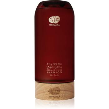 WHAMISA Organic Seeds Shampoo naturalny szampon ziołowy do tłustej skóry głowy 510 ml
