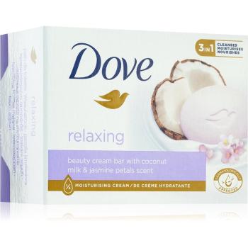 Dove Relaxing oczyszczające mydło Coconut milk & Jasmine petals 90 g