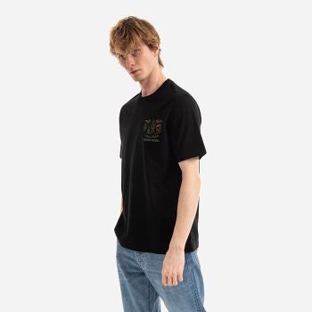 Koszulka męska Wood Wood Bobby JC Robot T-shirt 12215709-2491 BLACK