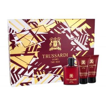 Trussardi Uomo The Red zestaw Edt 30 ml + Żel pod prysznic 2 x 30 ml dla mężczyzn