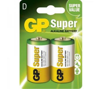 Bateria alkaliczna 2 sztuki LR20 GP SUPER 1,5V