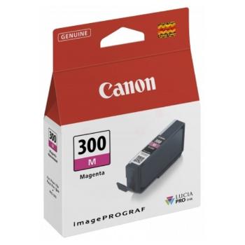 Canon originální ink PFI300M, magenta, 14,4ml, 4195C001, Canon imagePROGRAF PRO-300