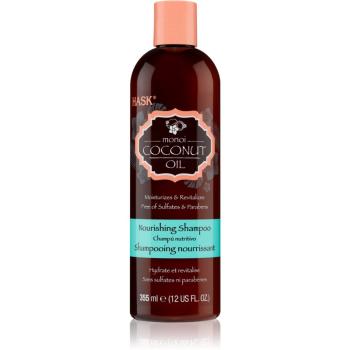 HASK Monoi Coconut Oil szampon pielęgnujący do nabłyszczania i zmiękczania włosów 355 ml