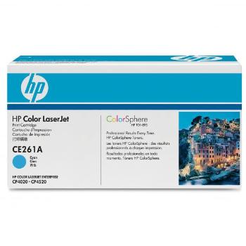 HP originální toner CE261A, cyan, 11000str., HP 648A, HP Color LaserJet CP4025, CP4525, O