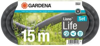 GARDENA Wąż tekstylny Liano Life 15 m zestaw